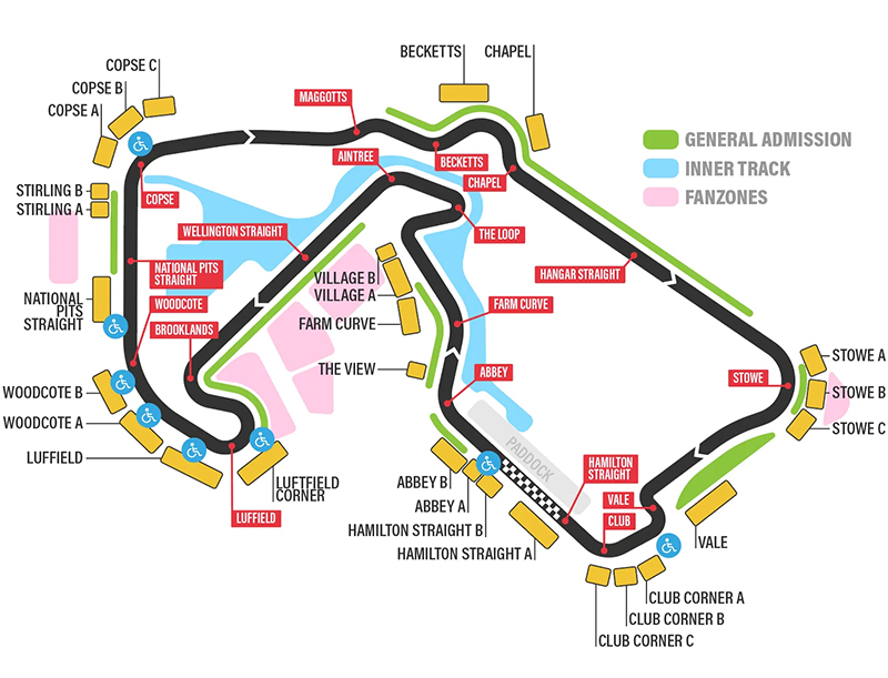 Cấu trúc và thiết kế đường đua Silverstone